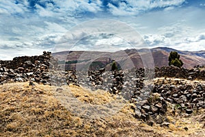 ÃÂrumbling wall of the Incas photo